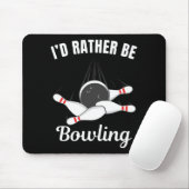 Ik ging liever bowlen muismat (Met muis)