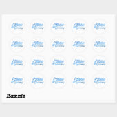 Ik ging liever cruisen ronde sticker (Vel)
