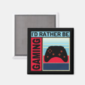 IK GING LIEVER GAMES SPELEN MAGNEET (Voorkant / Achterkant)