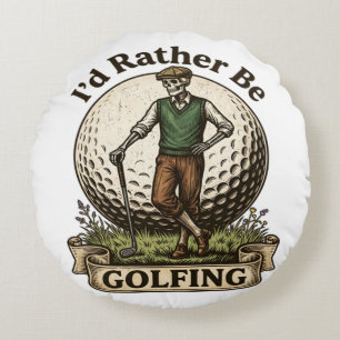 Ik ging liever golfen rond kussen