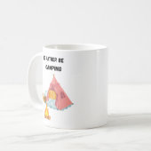 Ik ging liever kamperen koffiemok (Voorkant links)