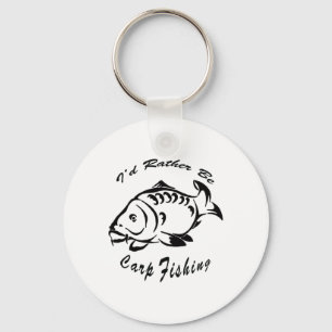 Ik ging liever karpervissen Karper vissen T-shirt Sleutelhanger