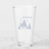 Ik Ging Liever Naar Cascade Idaho Mountain Glas (Achterkant)
