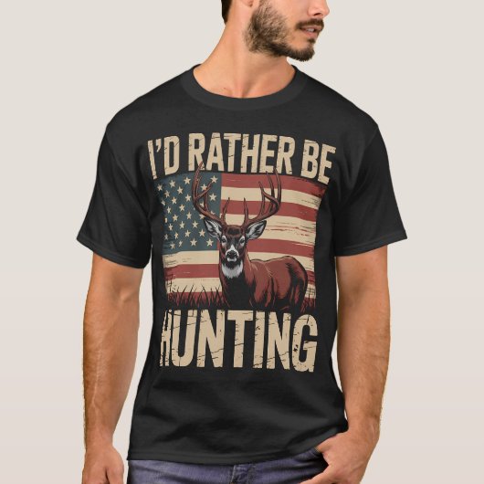 Ik ging liever op jacht t-shirt (Voorkant)