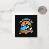 Ik ging liever surfen notitiekaartje (Voorkant / Achterkant in situ)
