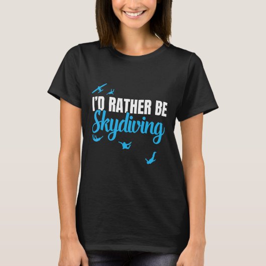 Ik Ging Liever Val Schermspringen Grappig Val Sche T-shirt (Voorkant)