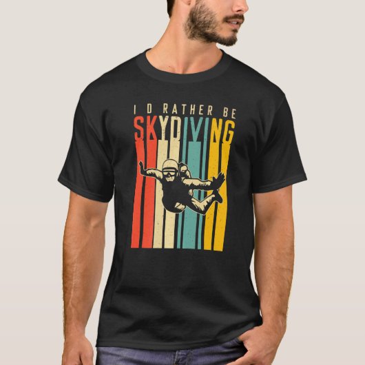 Ik Ging Liever Val Schermspringen T-shirt (Voorkant)