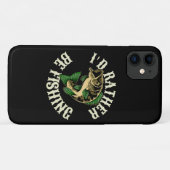 Ik ging liever vissen Grappig Case-Mate iPhone Case (Achterkant (horizontaal))
