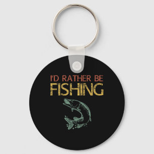 Ik ging liever vissen Visser shirt 1 Sleutelhanger
