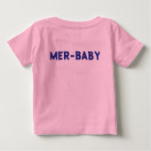 Ik ging liever zwemmen! MER-BABY T-Shirt (Achterkant)