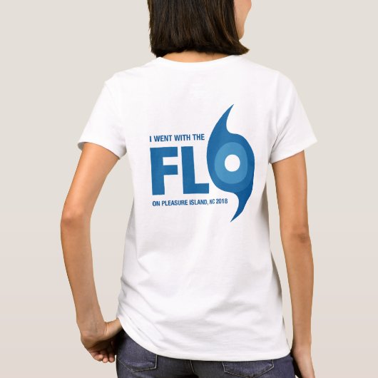 Ik ging met de Flo - Pleasure Island NC T-shirt (Achterkant)