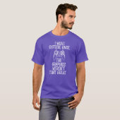 Ik ging naar buiten - Grappige Gamer T-shirt (Voorkant volledig)