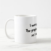 Ik ging naar buiten toen de beelden verschrikkelij koffiemok (Links)