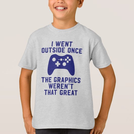 Ik ging naar buiten zodra de graphics niet zo groo t-shirt (Voorkant)