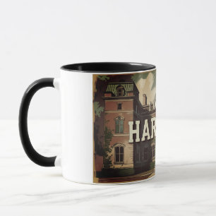 Ik ging naar Harvard. 2-tonige Mok
