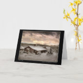 Ik ging naar het Bossen Wenskaart Kaart (Gele Bloem)