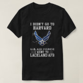 IK GING NAAR LACKLAND AFB T-SHIRT (Design voorkant)