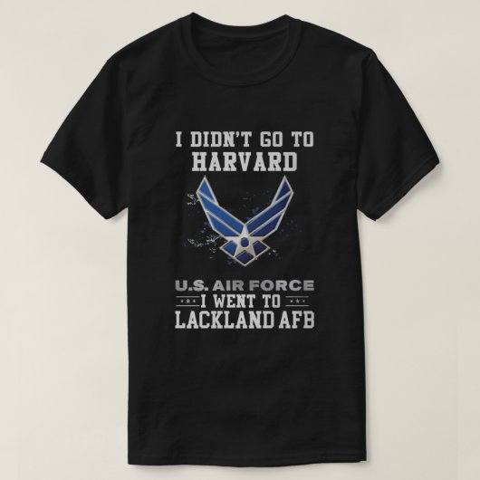 IK GING NAAR LACKLAND AFB T-SHIRT (Design voorkant)