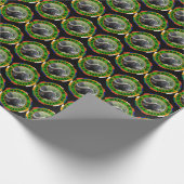 Ik ging naar Safari Buffalo Grass Cadeaupapier (Hoek)