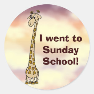 Ik ging naar Sunday School Stickers