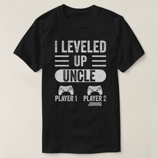 Ik ging naar Uncle Gamer Speler 1 Speler 2 Join T-shirt (Design voorkant)