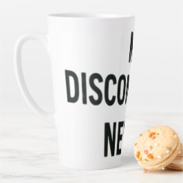 ik ging nooit offline! latte mok