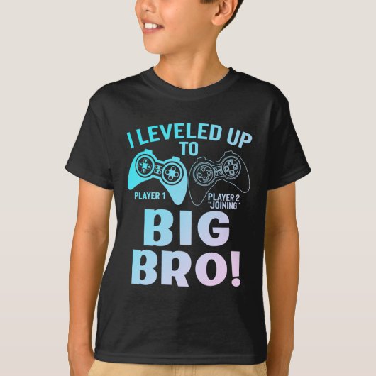 Ik ging omhoog naar Big Brother Gradient T-shirt (Voorkant)