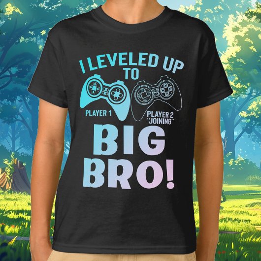 Ik ging omhoog naar Big Brother Gradient T-shirt
