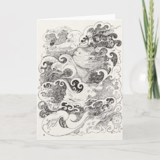 "ik ging stil de kaart door van de het zee" zitten