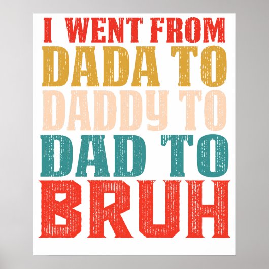 IK GING VAN DADA NAAR PAPPALOER NAAR PAPA NAAR BRO POSTER (Voorkant)