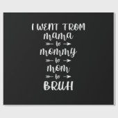 Ik ging van mama naar mama naar mama. cadeaupapier (Vlak)
