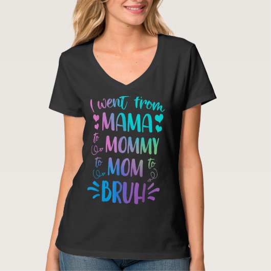 Ik ging van mama naar mama naar mama. t-shirt (Voorkant)