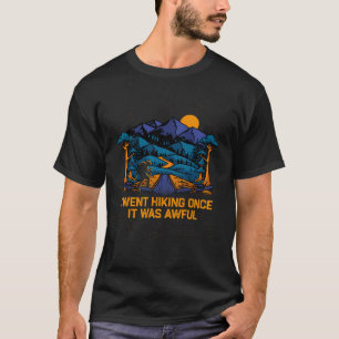 Ik ging wandelen eens een wandeltocht Humor Trail T-shirt
