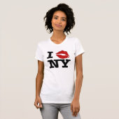 Ik "glad" New York Shirten T-shirt (Voorkant volledig)