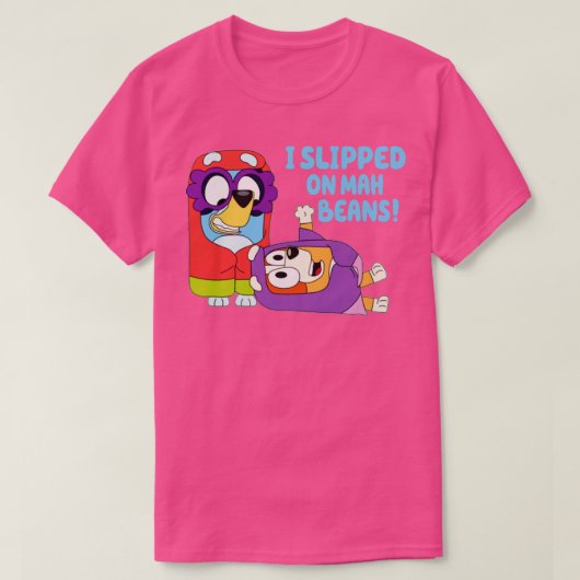 Ik gleed uit op mijn bonen t-shirt (Design voorkant)