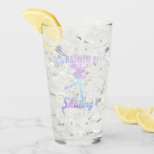 Ik Glij Liever Over Het Ijs Glas (Voorkant ijs)