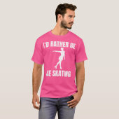 Ik Glij Liever Over Het Ijs T-shirt (Voorkant volledig)