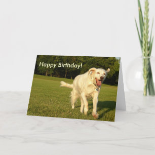 Ik glimlach Angel, Happy Birthday! Kaart