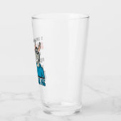 Ik glimlach graag naar mensen met een sarcastisch glas (Links)