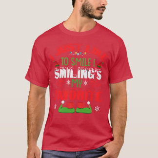 Ik glimlach graag naar mijn favoriet t-shirt