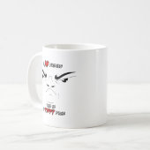 Ik glimlach. koffiemok (Voorkant links)