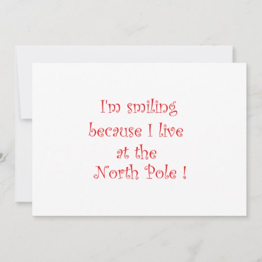 Ik glimlach omdat ik uitnodigingen heb (Voorkant)