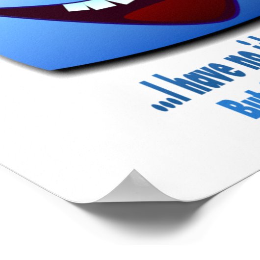 Ik glimlach omdat...V2 Poster (Hoek)