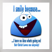 Ik glimlach omdat...V2 Poster (Voorkant)