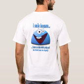 Ik glimlach omdat...V2 T-shirt (Achterkant)
