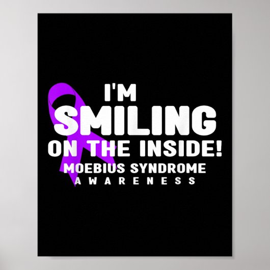 Ik glimlach op de binnenkant van het Moebius-syndr Poster (Voorkant)