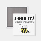 IK GOD HET! MAGNEET (Voorkant / Achterkant)