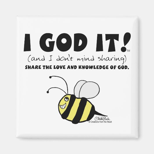 IK GOD HET! MAGNEET (Voorkant)