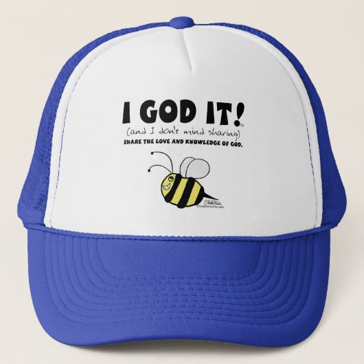 IK GOD HET! TRUCKER PET (Voorkant)