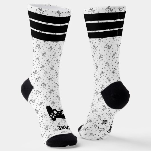 Ik gok witte Sokken (Gebogen)